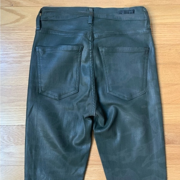 Citizens of Humanity Rocket High Rise Skinny Coated Camo Jeans size 25 - Picture 8 of 14